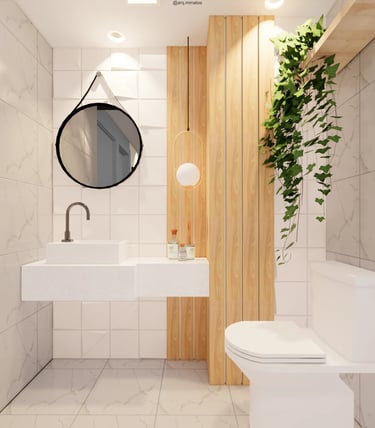 lavabo otimizado reformado arquitetura