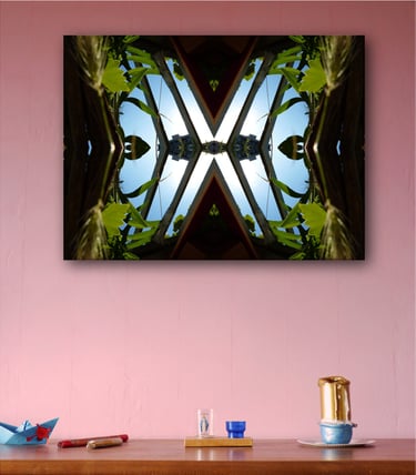 Impression sur toile, French Butterfly de Lamarcelle