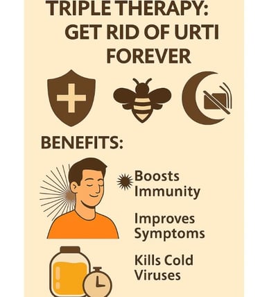 🐝🍯 Triple Therapy for URTI Forever : Bee Stings, Honey, and Fasting? 🌙