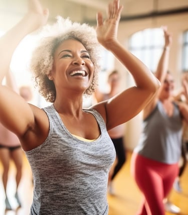 Latin line mix group dance class in Madison NJ at Secret Ballroom