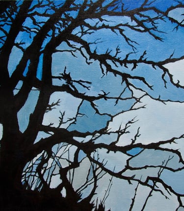 "Brittle Branches" Acrylic $550