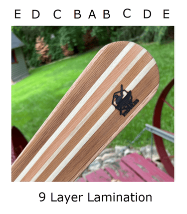 example of 9-layer lamination