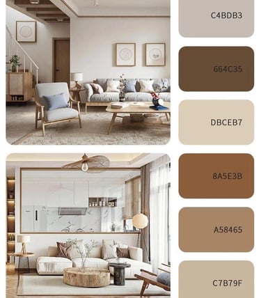 Des couleurs neutres et tendances