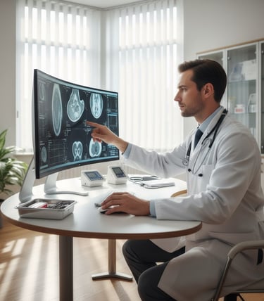 Imagen de un doctor en su consultorio representando la necesidad de seguimiento médico especializado