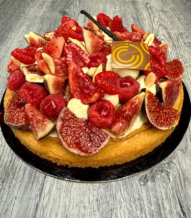 Sablé breton figues et framboises