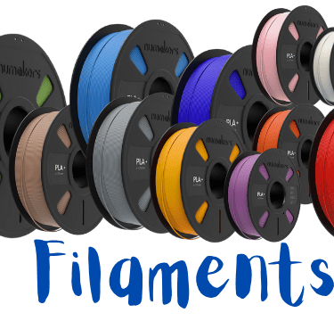 A collage view of 3D printing Filaments