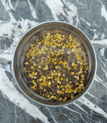 Sabut Masoor & Chana dal recipe soaked win water 