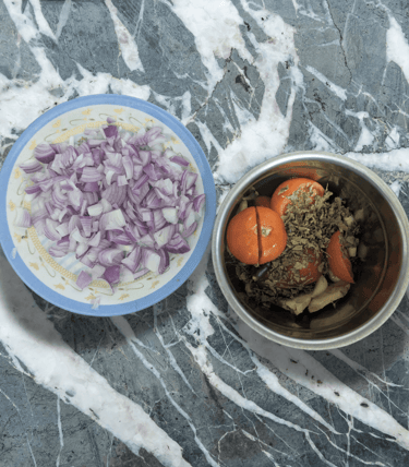 vegetables for rajma recipe 