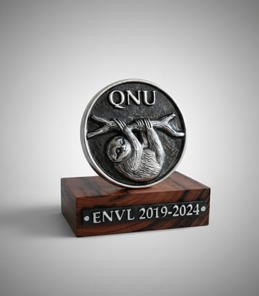 symbole école transfomé en médaille en métal