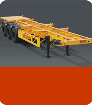Skeleton trailer designed for container transportation – lightweight yet durable, built in Sonipat, 