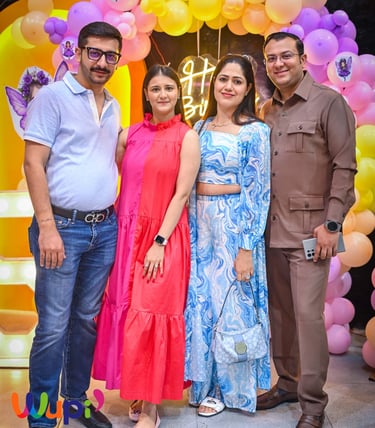 Family Gathering in Kids Birthday Celebration at Wupi Trampoline Park