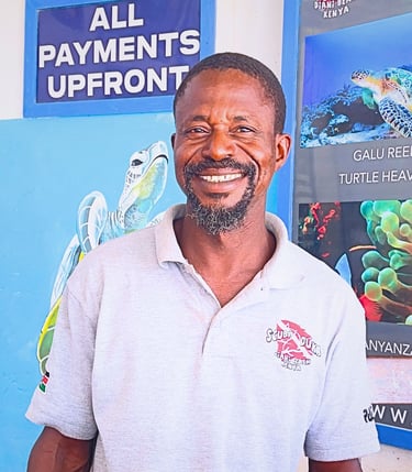 Scuba duka staff Salim Captain and recue diver