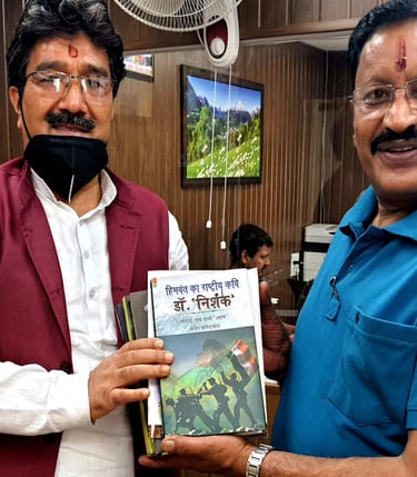 Hindi writer - Dr. Bechain Kandiyal