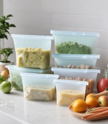 Reusable Silicone Food Bags | Clean AF Kitchen eco non-toxic storage