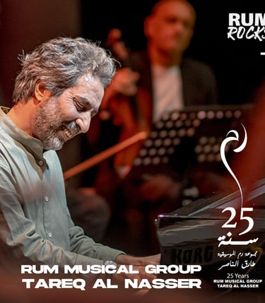Tareq Al Nasser Social Media post Rum Rocks II
