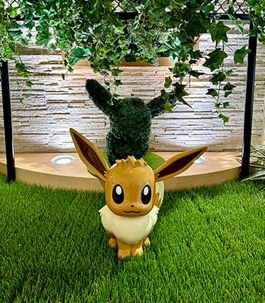 Statue Evoli au Pokemon center de Sunshine CIty à Ikebukuro
