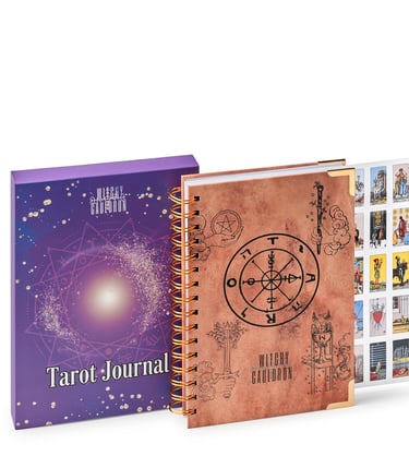 Witchy Cauldron Tarot Journal and Planner: Daily Reflections & Personal Growth 
