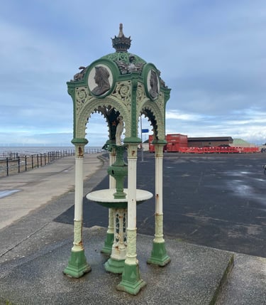 Victorian fountain near the lifeboat station in Hoylake