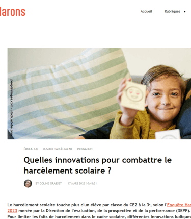 Non au harcèlement scolaire Aidodarons HarcelKido
