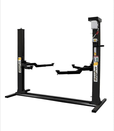 Elevador Automotivo JM 2700 trifásico Preto