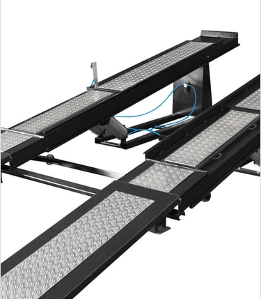 Rampa 4000 Kg Rampa Pneumática JM Máquinas Rampa Alinhamento