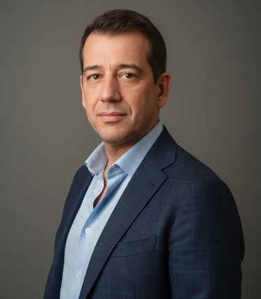 a man in a suit and tie is posing for a photo