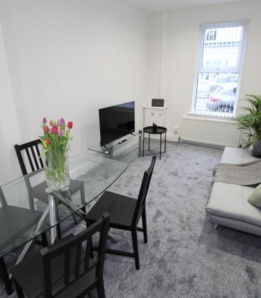 Belfast property rental living room