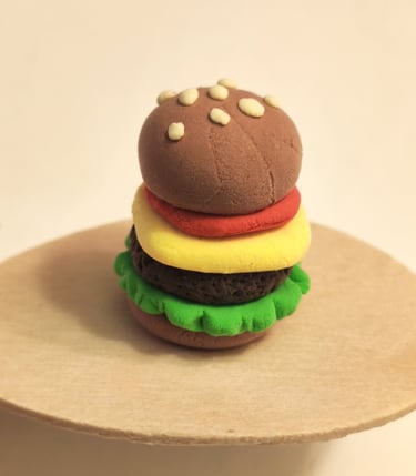Mini Hamburguer Dry Clay