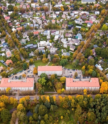 Žaliakalnis iš aukštai