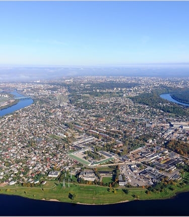 Kaunas, Šančiai iš paukščio skrydžio