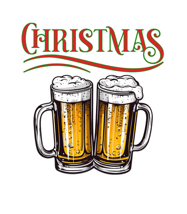 two mugs of beer and a beer
