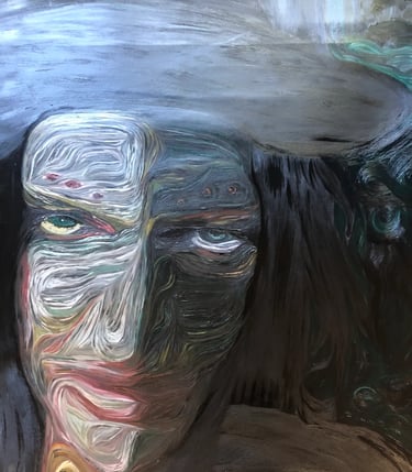 sleepwalking painting Floss Fleury