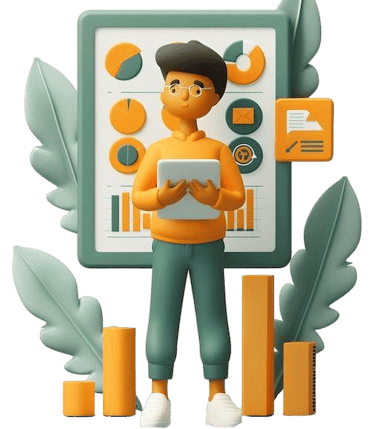 clauviar: a man standing in front of a large screen
