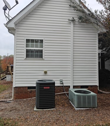 After a house soft wash