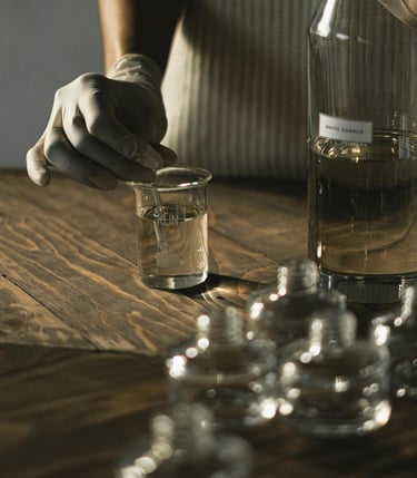 Making a perfume blend