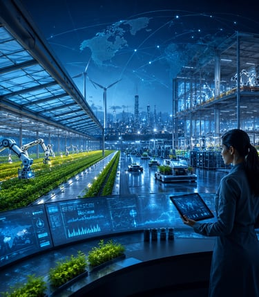 Industrial innovation, agri-technology, automation, and smart infrastructure deployment