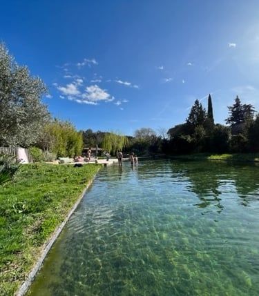 bassin naturel printemps fraicheur nature
