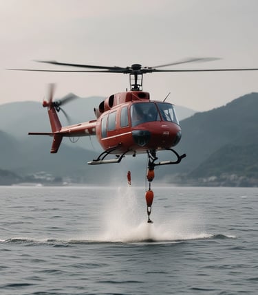 fish farm solutions load carrying helicopter