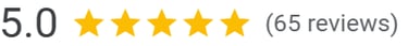 65 5 star google reviews 