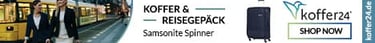 Koffer für den Citytrip