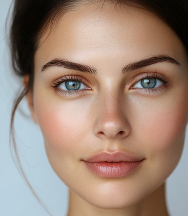 Antiwrinkle botox nose slimming