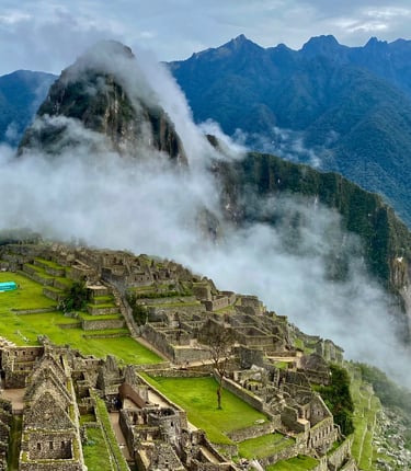 Ancient Inca site of Machu Picchu