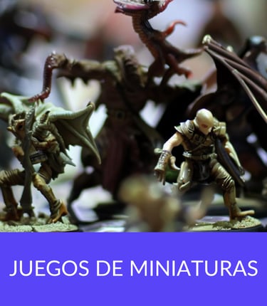 juegos de miniaturas y sets de miniaturas