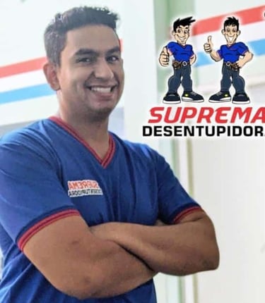 técnico da suprema desentupidora