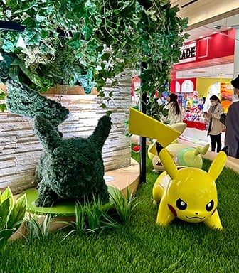 Statue Pikachu au Pokemon center de Sunshine CIty à Ikebukuro
