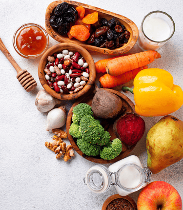 illustration alimentation microbiote