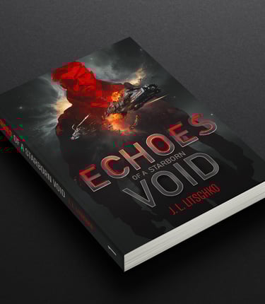 a book cover of a book with a red background