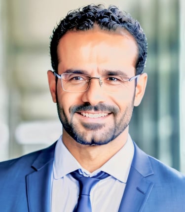 A portrait of trainer Fadi Elghattis