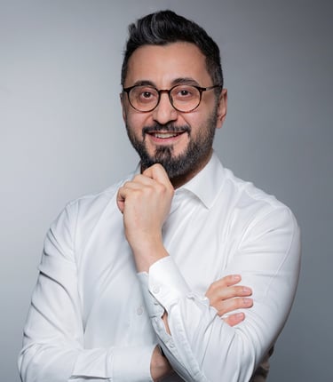 A portrait of trainer Darav Taha