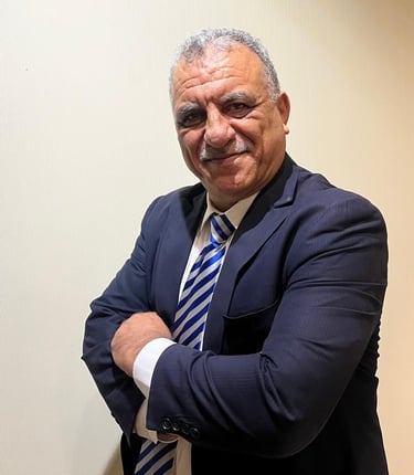 A portrait of trainer Mohammad Khair Bataineh